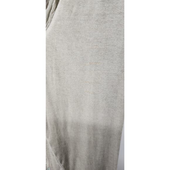 Soft Surroundings Silk Beaux Arts Lagon Look Long Sleeve Gray Tunic, Size Large - Picture 9 of 10